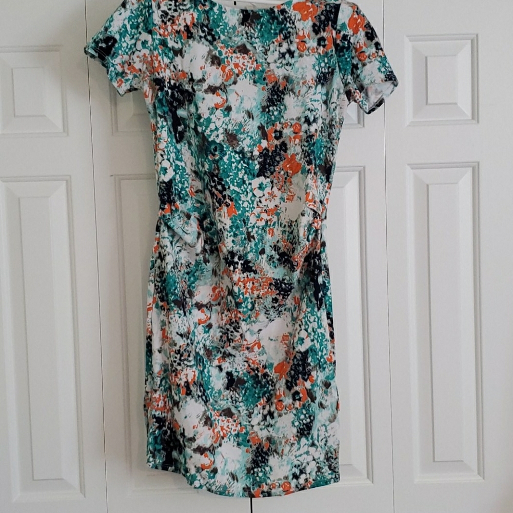 Floral maternity dress